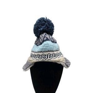 The North Face Baby Fair Isle Earflap Beanie Unisex Fleece Lining 6-24 Mths Hat